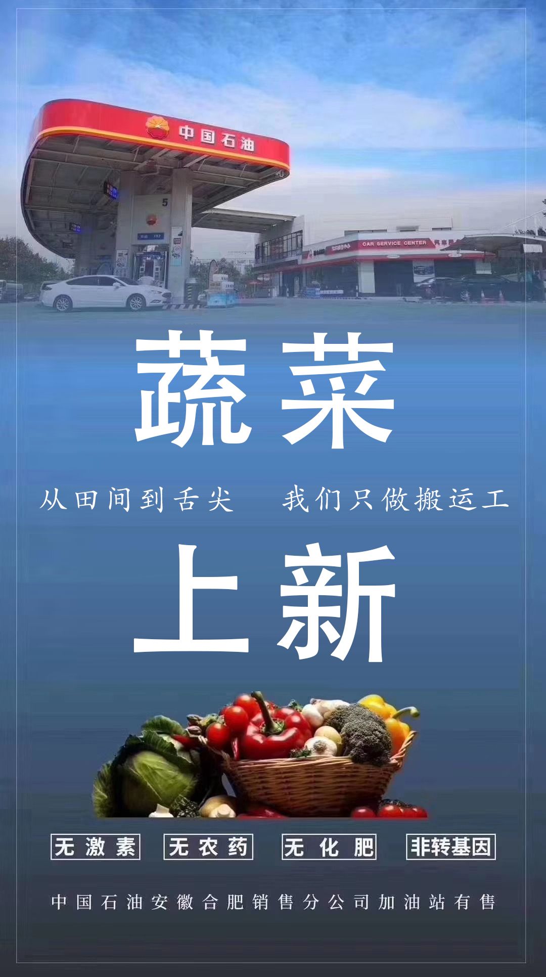 中石油的加油站也卖菜啦!