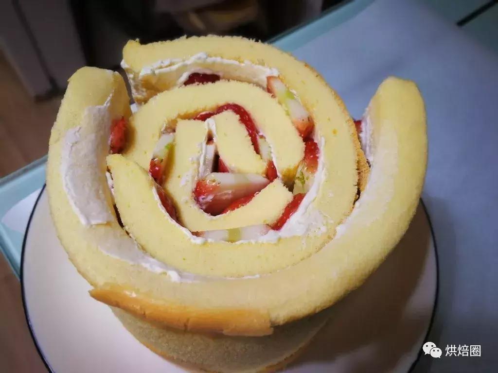 过年做的福袋卷蛋糕被亲戚夸惨了送给正月的寿星寓意好又漂亮~