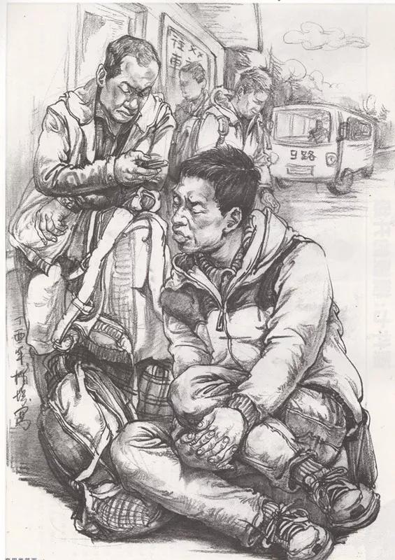 纯干货分享速写知识点,速写裆部褶皱万能模板