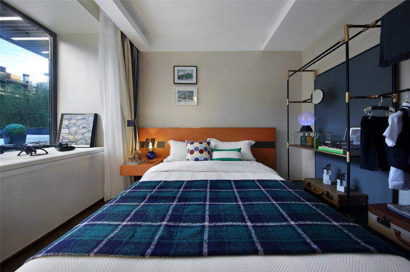 115平方北欧轻奢彩色装修,115平南北通透北欧装修