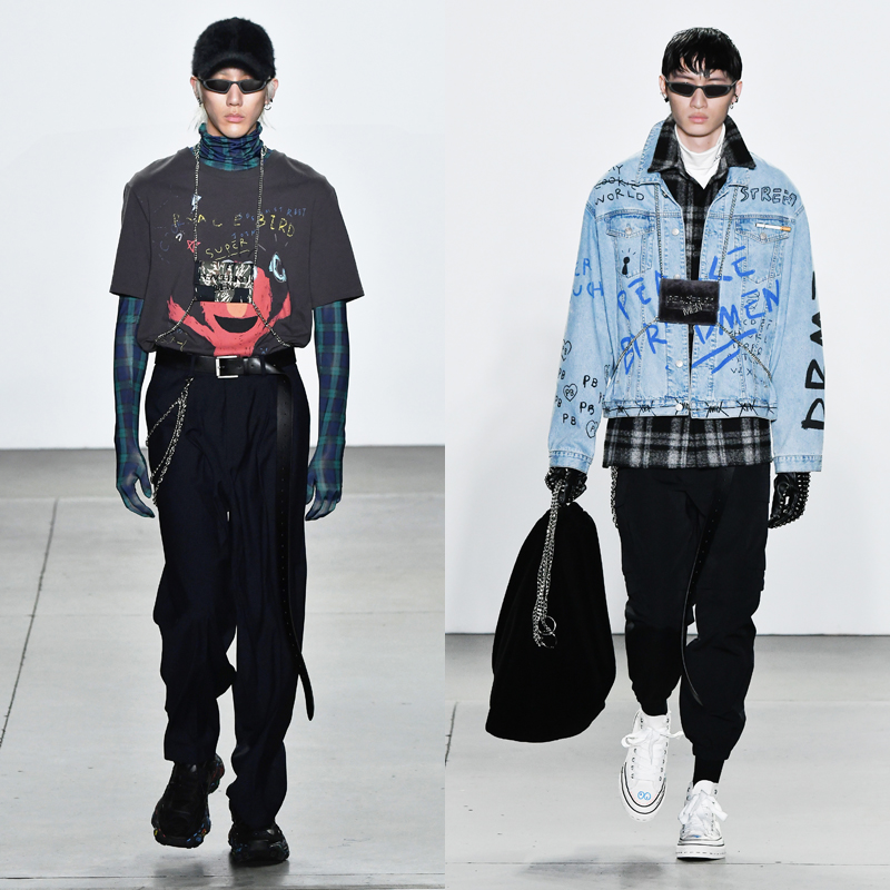 纽约太平鸟时装秀视频,太平鸟男装显老