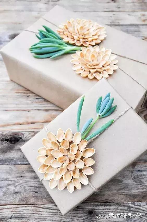 坚果壳吃完不要扔垃圾桶,坚果果壳做手工