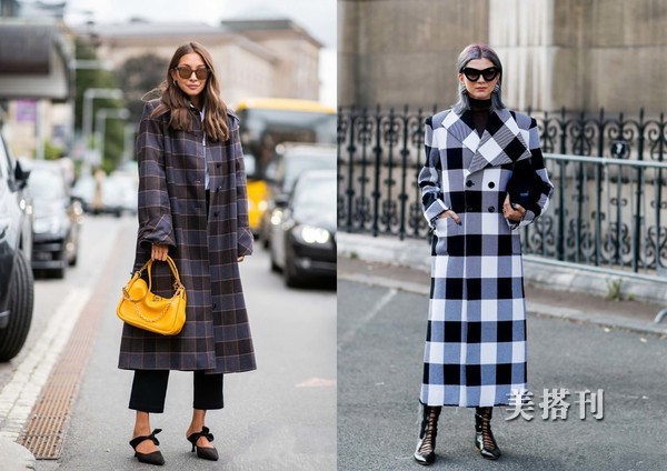 MiniPeace格纹大衣,短款格纹毛呢大衣的搭配方法