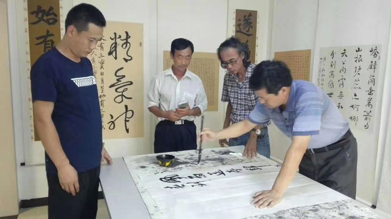 付帮合的书法作品,笔中情书法指导