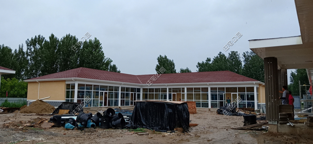 农村一层钢结构建造全过程,钢框架结构楼房建造