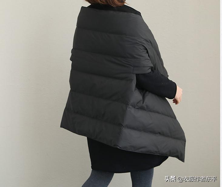 自制儿童羽绒马甲裁剪图外穿,自己做儿童羽绒马甲视频教程