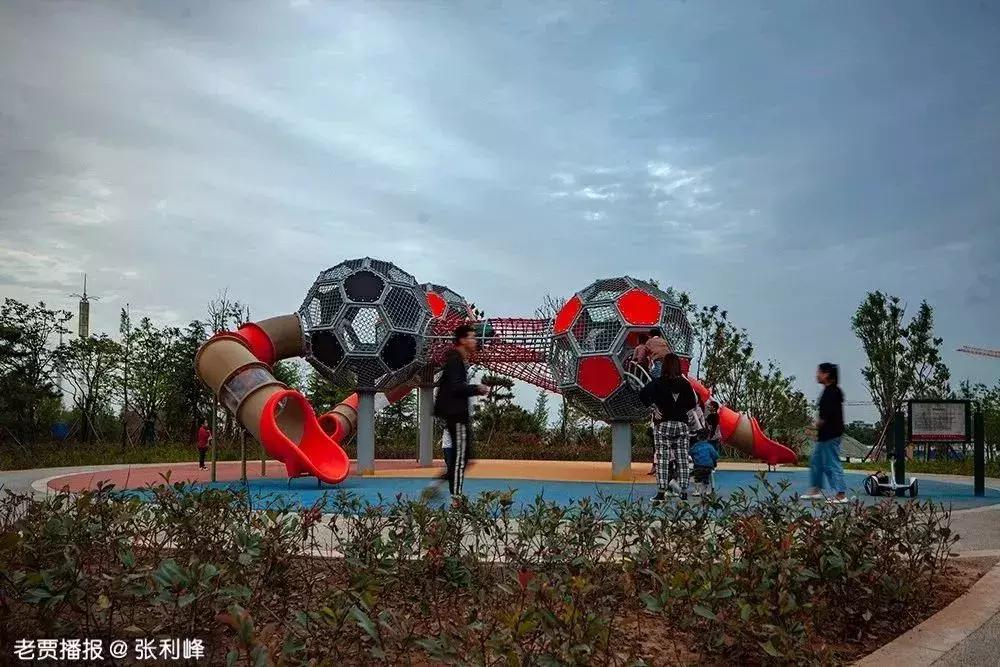 哪个公园好玩又免费又滑滑梯,半圆滑梯攀岩公园