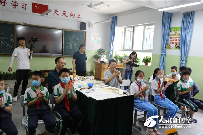 天水市伏羲路逸夫小学春季运动会,天水伏羲路逸夫小学国学进校园
