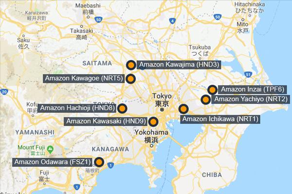 日本有多少个亚马逊fba仓库,亚马逊fba仓库免费