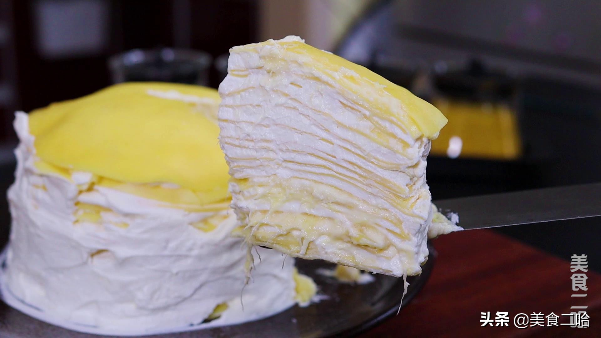 千层蛋糕皮怎么煎才薄窍门,千层蛋糕饼皮制作方法没有模具