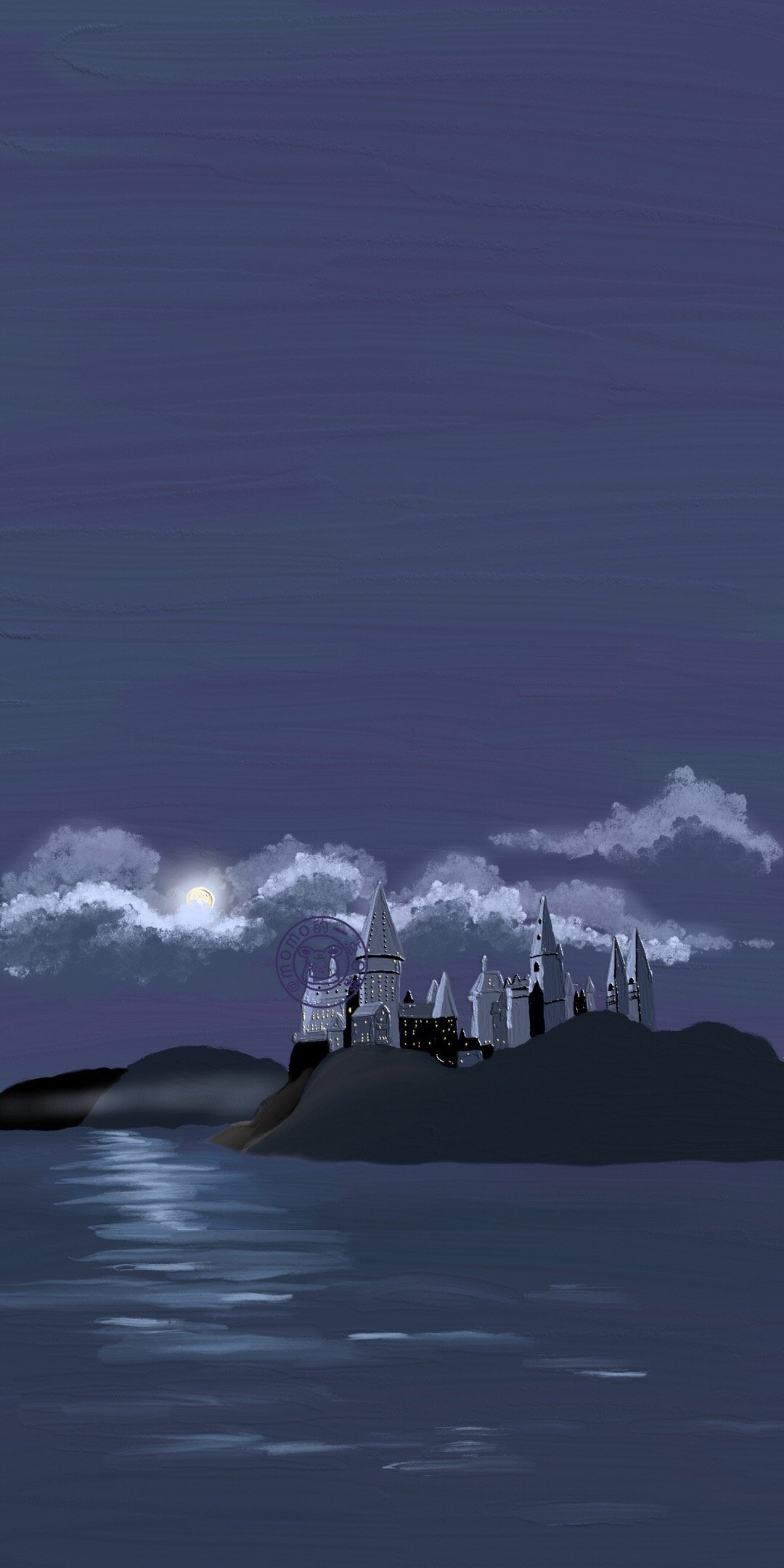 小清新油画壁纸插画,可爱又仙气的油画壁纸左下角取图