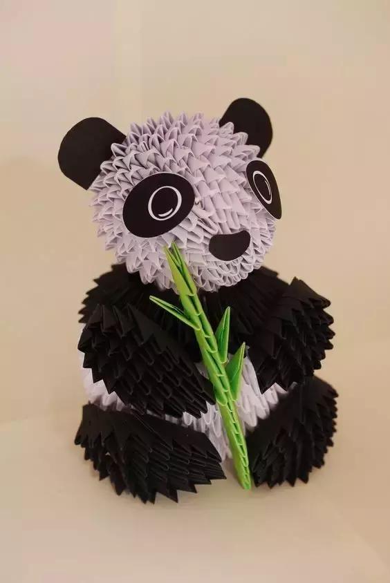 一张三角插纸，小时候肯定玩过，让人一拼就停不下来！附教程