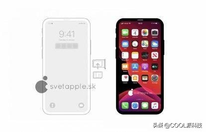 iphone12最新设计图曝光刘海更窄,iphone12隐藏刘海屏