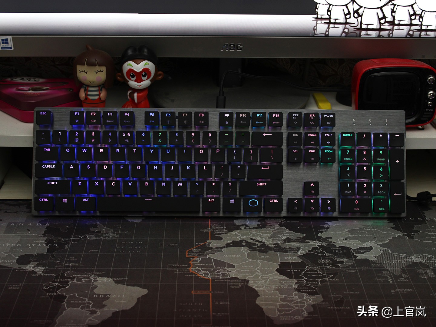 酷冷至尊CK721机械键盘,至尊酷冷机械键盘