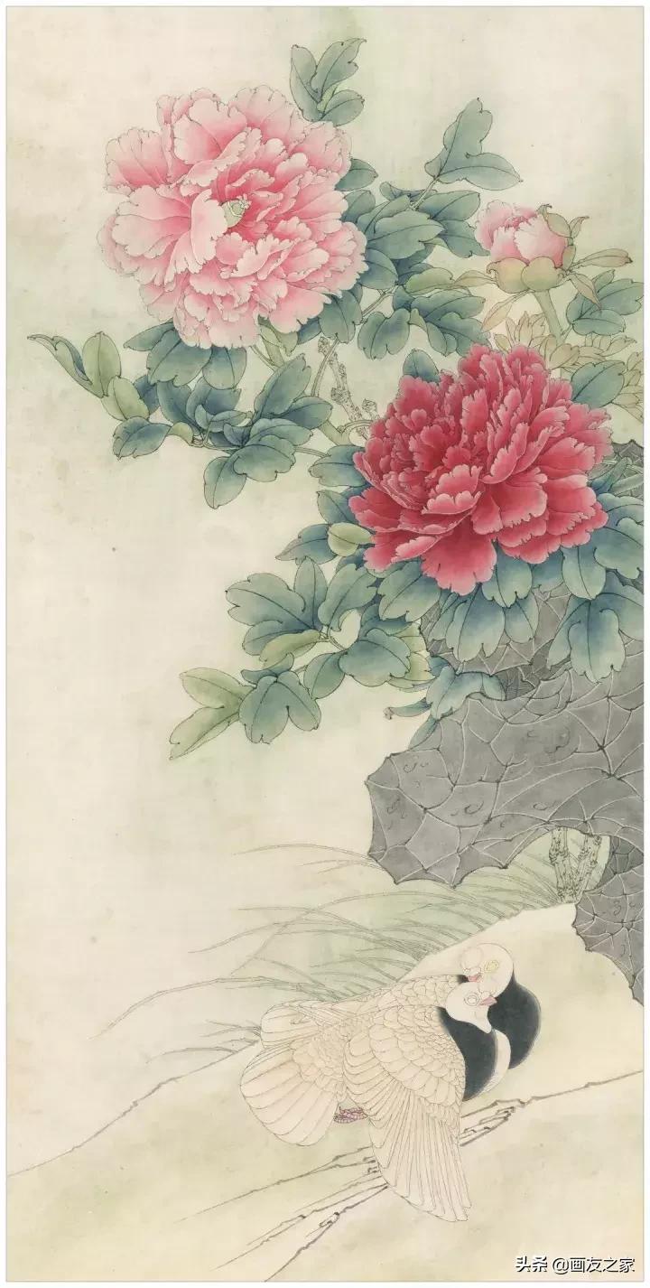 工笔画小青绿山水画法教程,国画工笔白雾画法