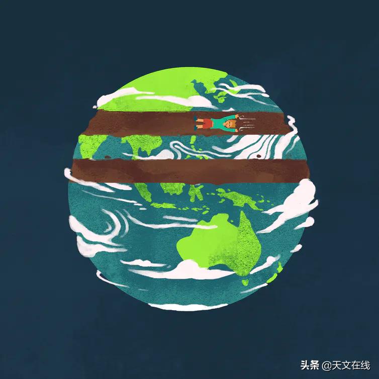 如果中国在地球的底部,我们怎么能站在上面?为何我们不会头向下