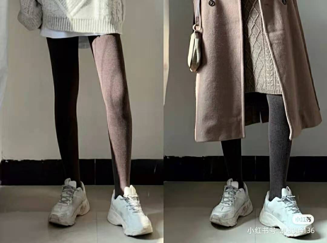 今年秋冬不露脚踝才是真时髦,冬天穿光腿神器露脚踝