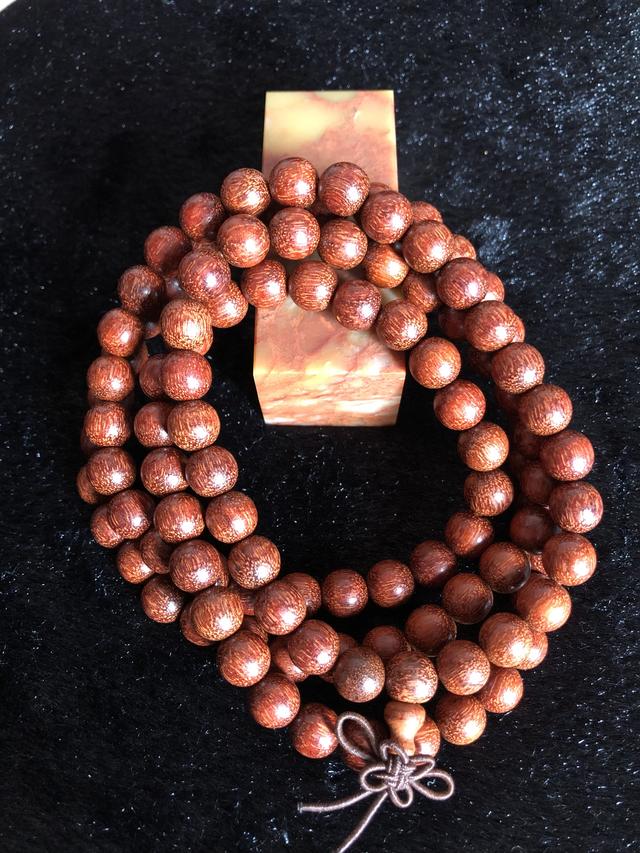 9.9元买的紫檀手串竟然是真的,29元沉香手串