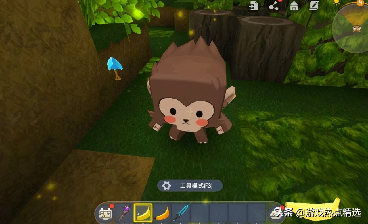 迷你世界要怎么拥有小猴子,迷你世界的小猴子如何喂养
