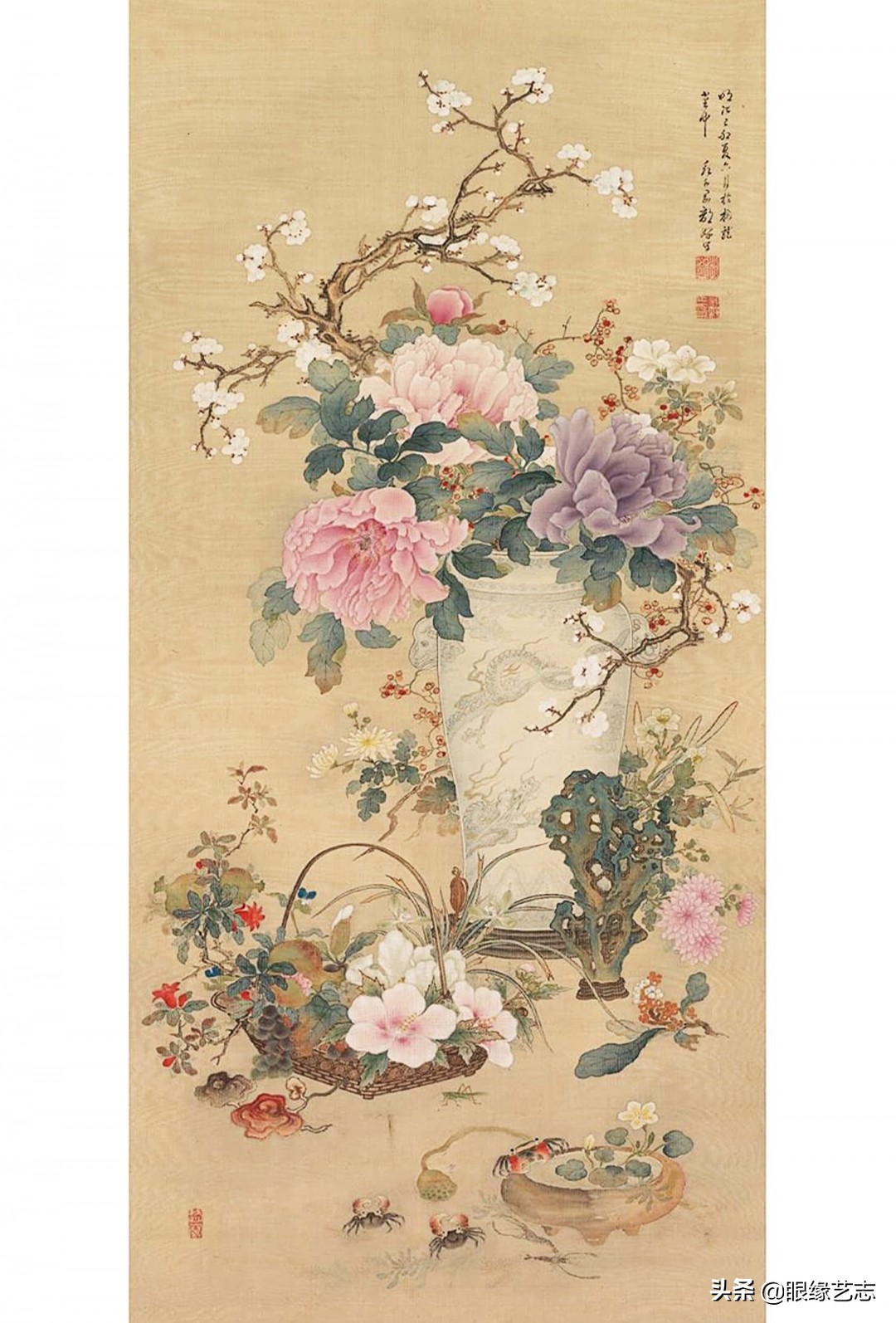 日本100幅中国古代绘画,日本花鸟绘画欣赏