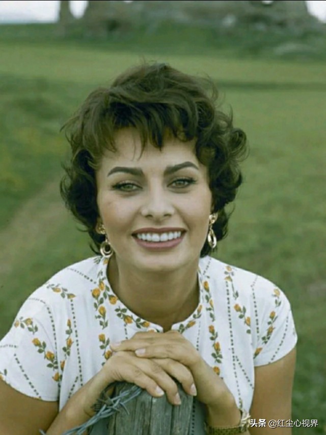 1957年，美丽的索菲娅·罗兰意大利永远的女神！
