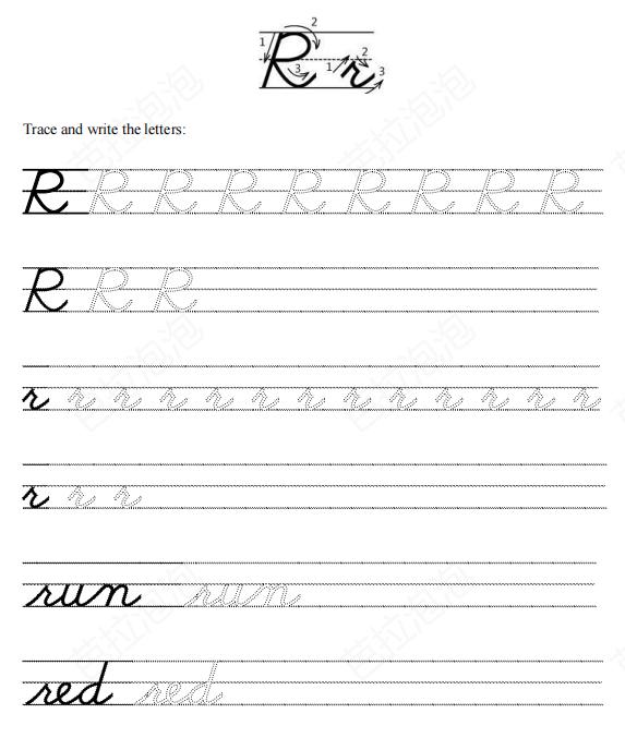 英文26字母连笔字帖,英语字母书法入门基础教程