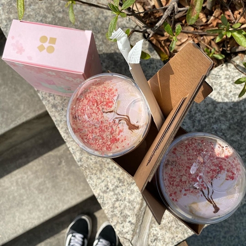 星巴克樱花积木唇膏,星巴克唇膏口红