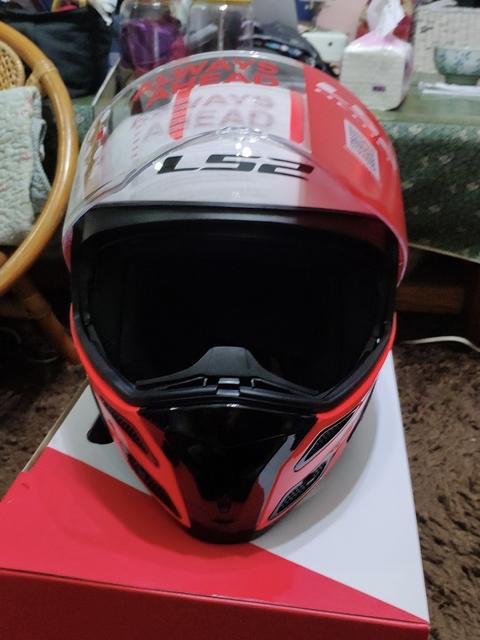 ls2尾翼揭面盔,ls2全盔骑行感受