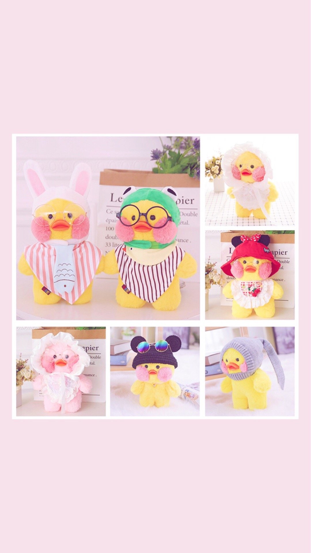 可爱玻尿酸鸭壁纸|点赞保存哟