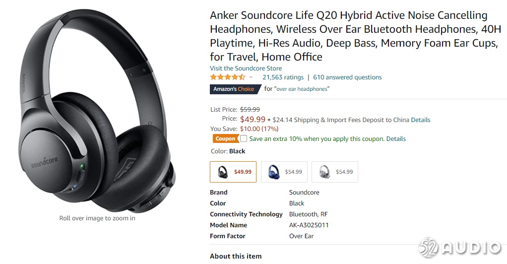 美国亚马逊蓝牙耳机排名,2019亚马逊蓝牙耳机爆款