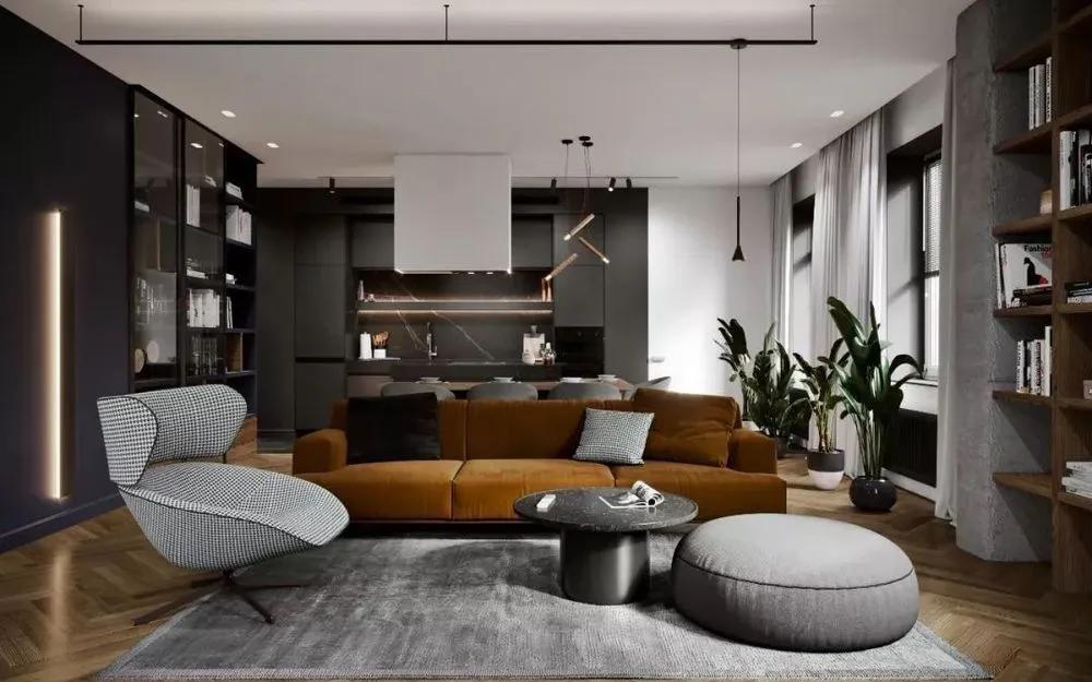 60平米沙发款式,60平小户型法式沙发墙