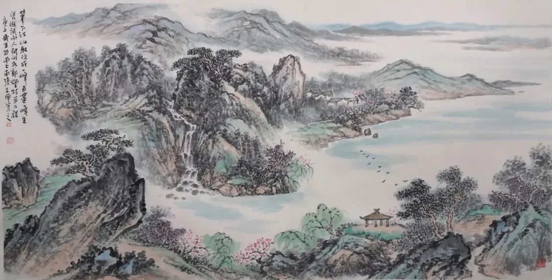 「艺展中国」汪文晖国画山水作品欣赏（2021迎春展）