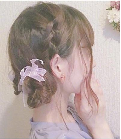 00后女生马尾发型,适合学生党的少女心发饰