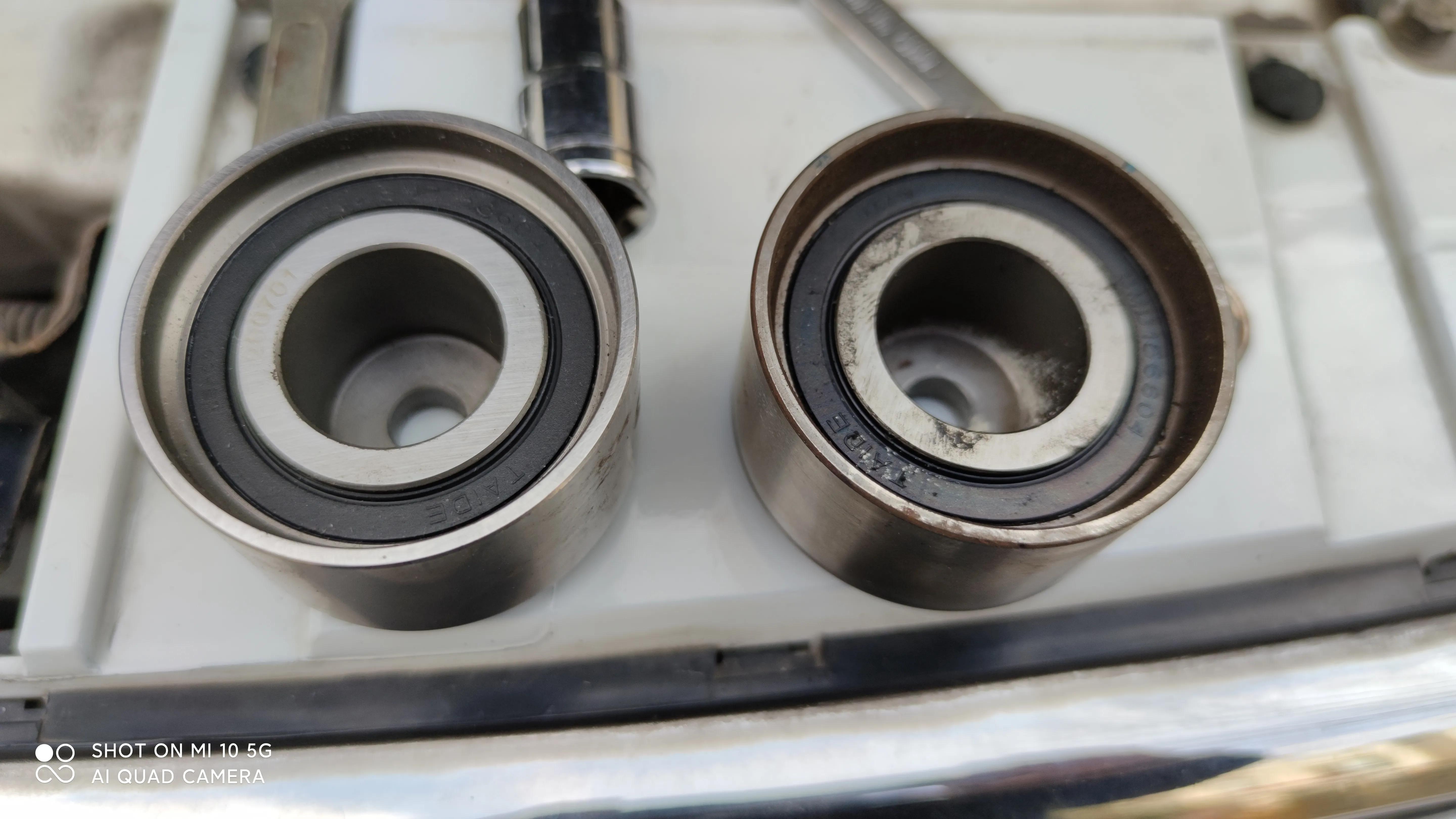 车主壮着豹子胆自己动手更换正时皮带，过程还算顺利