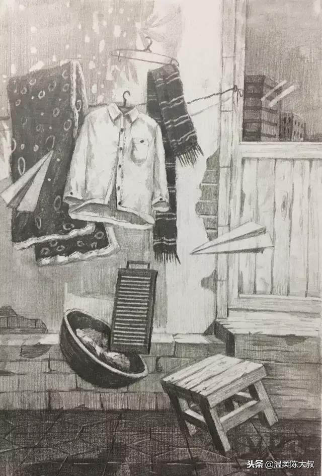 清华美院设计素描2015年高分卷,清华美院校考设计高分试卷