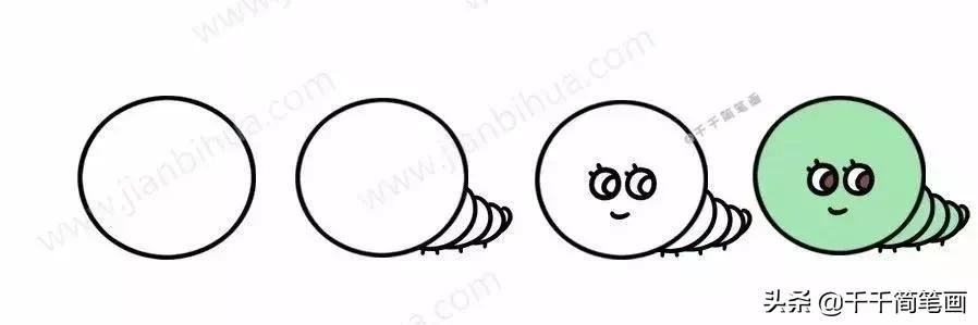 超级可爱的简笔画动物头像,呆萌小动物头像图片简笔画