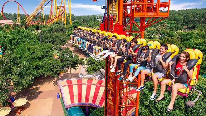 广州长隆欢乐世界互动,广东长隆欢乐世界最刺激的项目