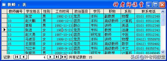 access2010数据表设计视图,access第二章数据库和表
