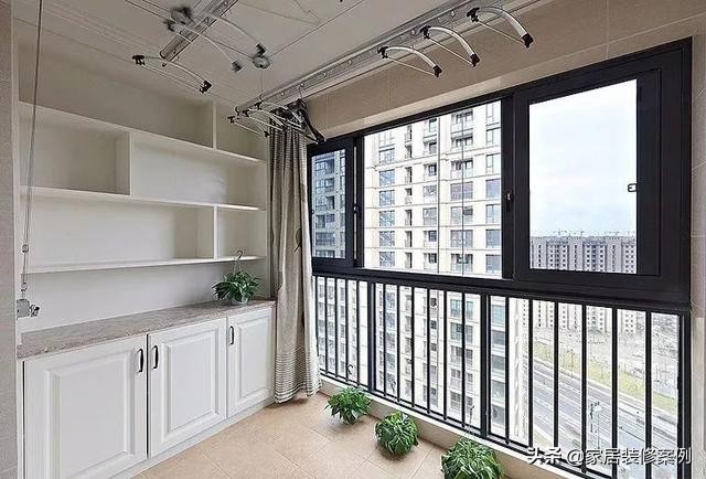 阳台要封起来怎么设计好看,极窄小阳台巧妙利用