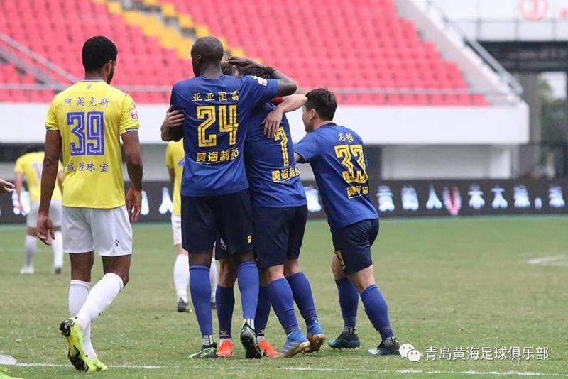 青岛黄海青港冲超庆典,青岛黄海青港中超高光时刻
