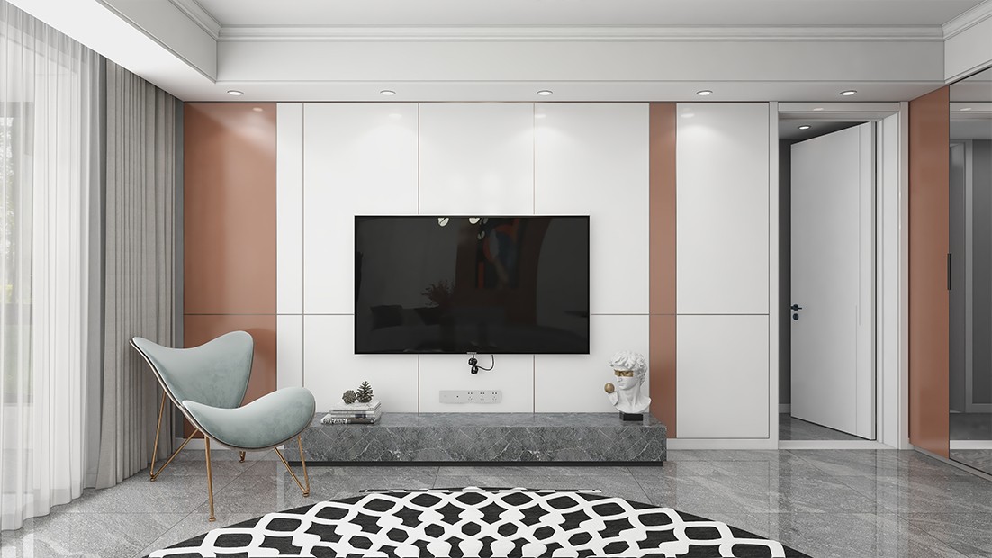 白色的室内门效果图,白色门各种图案