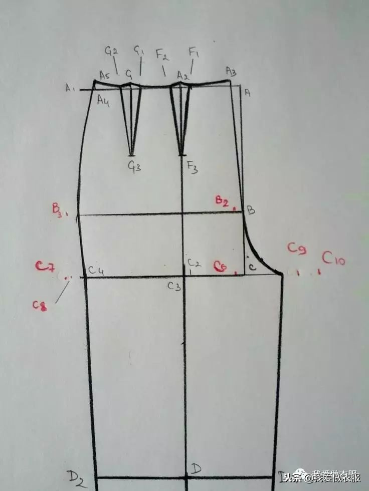 裤子裁剪图上的尺寸,裤子裁剪图画法视频