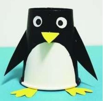 大型纸杯手工作品,小小纸杯手工作品