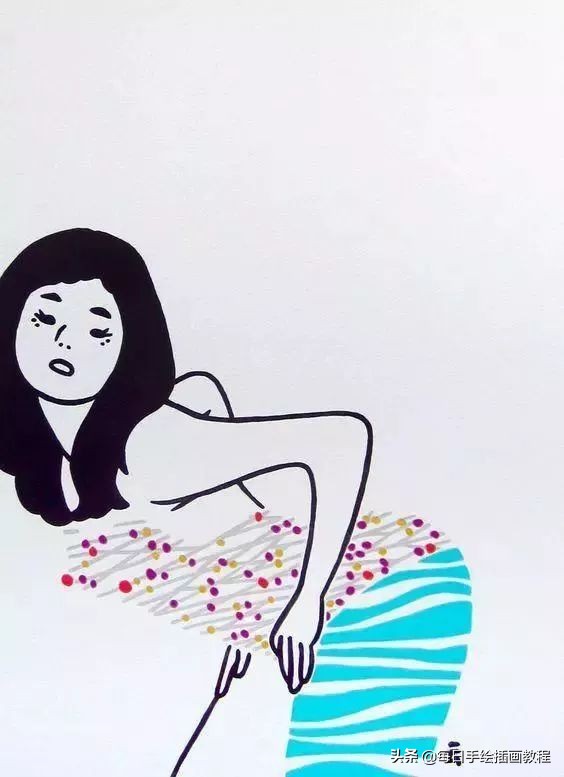 日本大师画插画,日本风格诡异插画