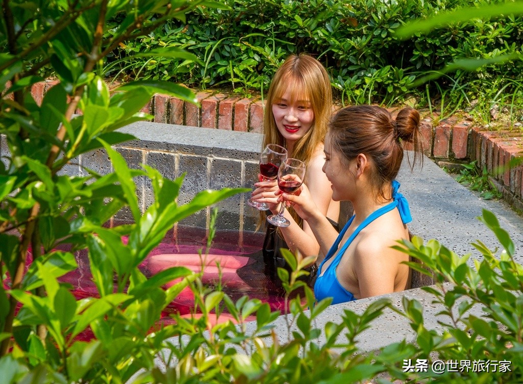 三里畈泡温泉沿途看风景,春节游玩三里畈温泉圣地开心就好