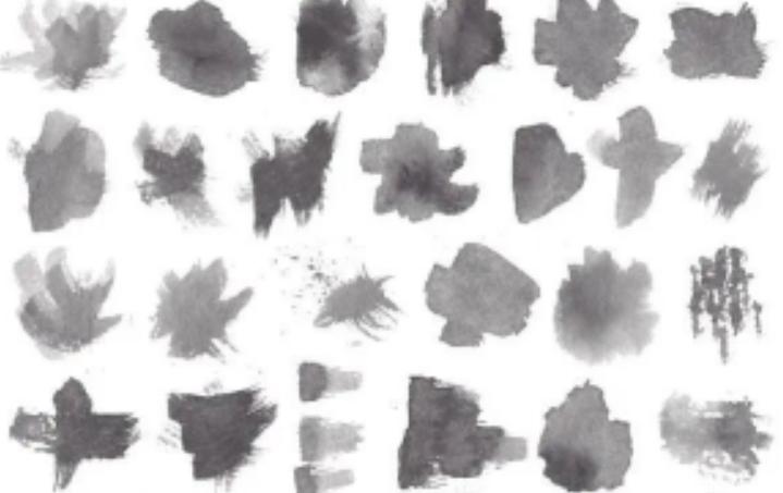 2020版ps手绘笔刷素材,ps水彩笔刷免费素材