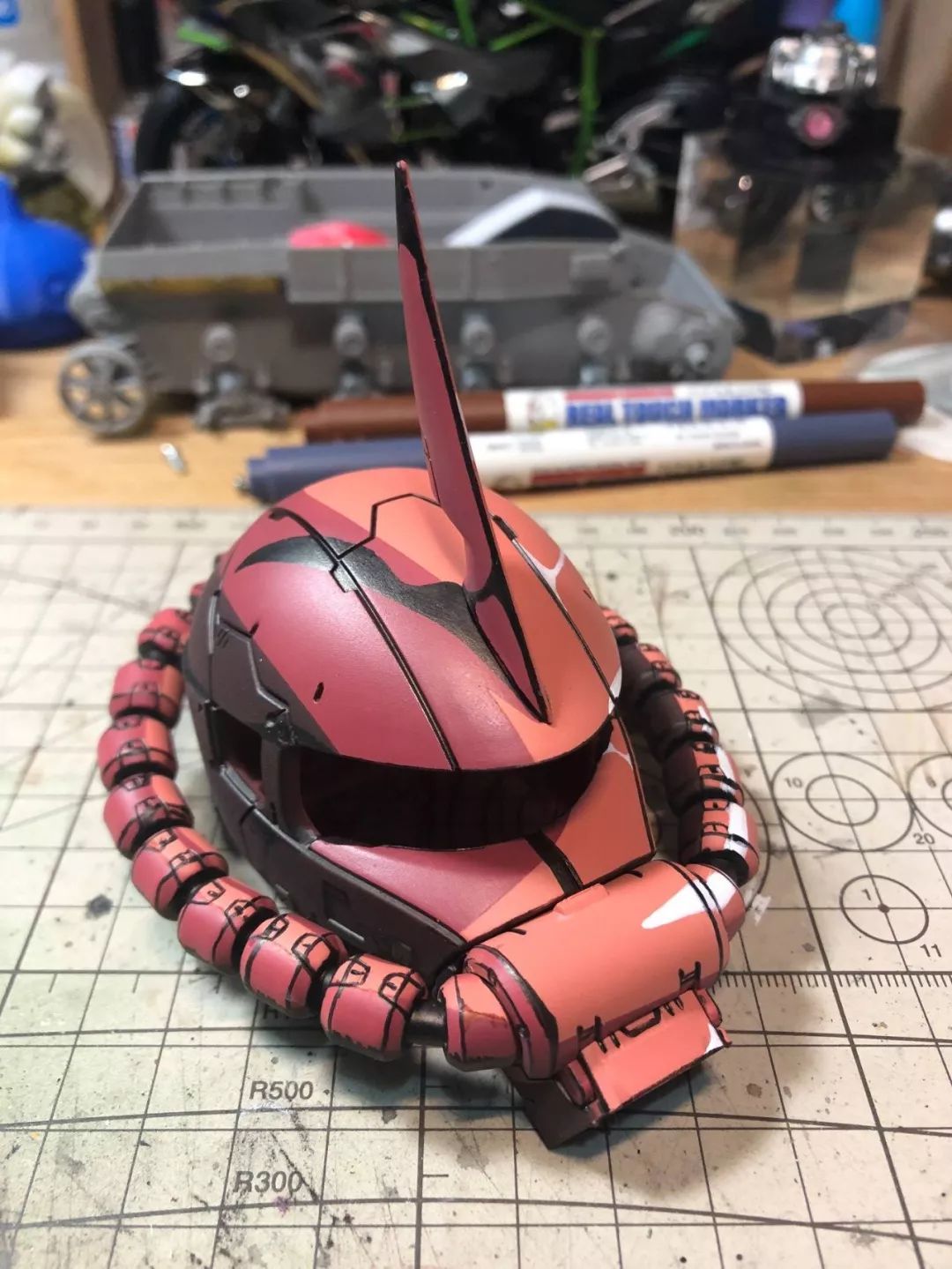 动漫基础入门教学板绘,高达模型星空喷涂教程