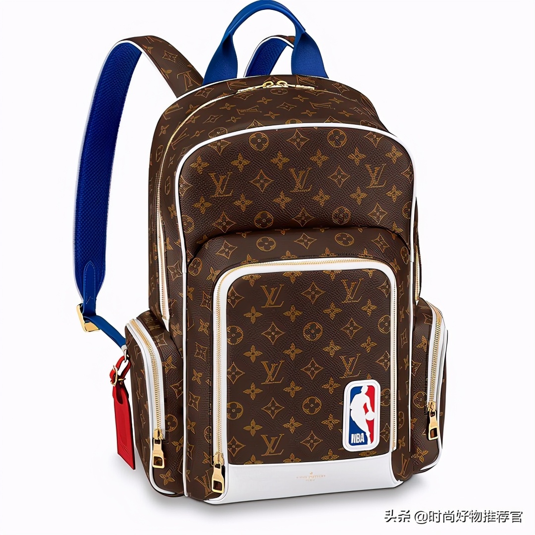 LV新包|NBA合作系列：篮网元素，红白蓝3色细节