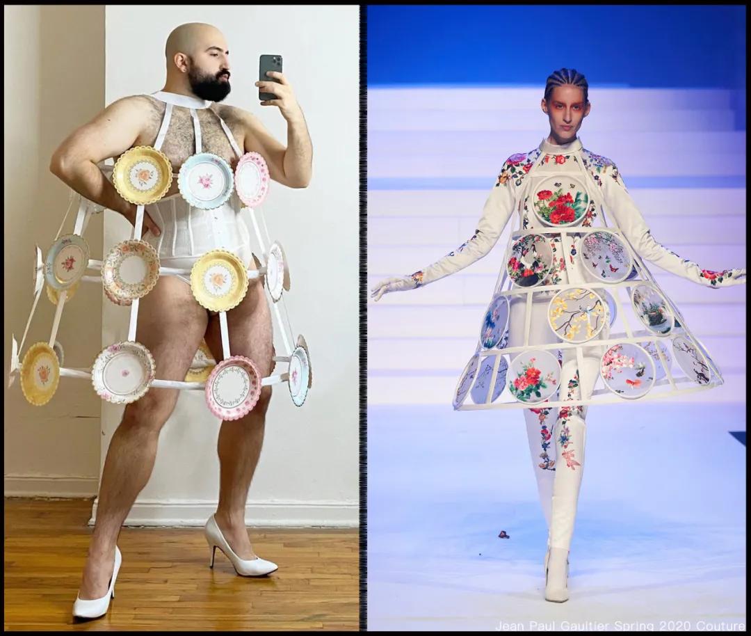 VOGUE发起假货挑战？百万高定0成本还原，设计师：小丑是我