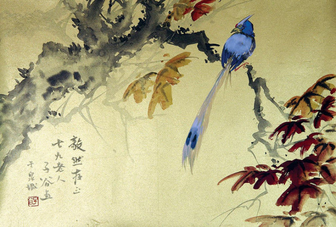 柳子谷花鸟画作品大全图文,柳子谷花鸟作品大全